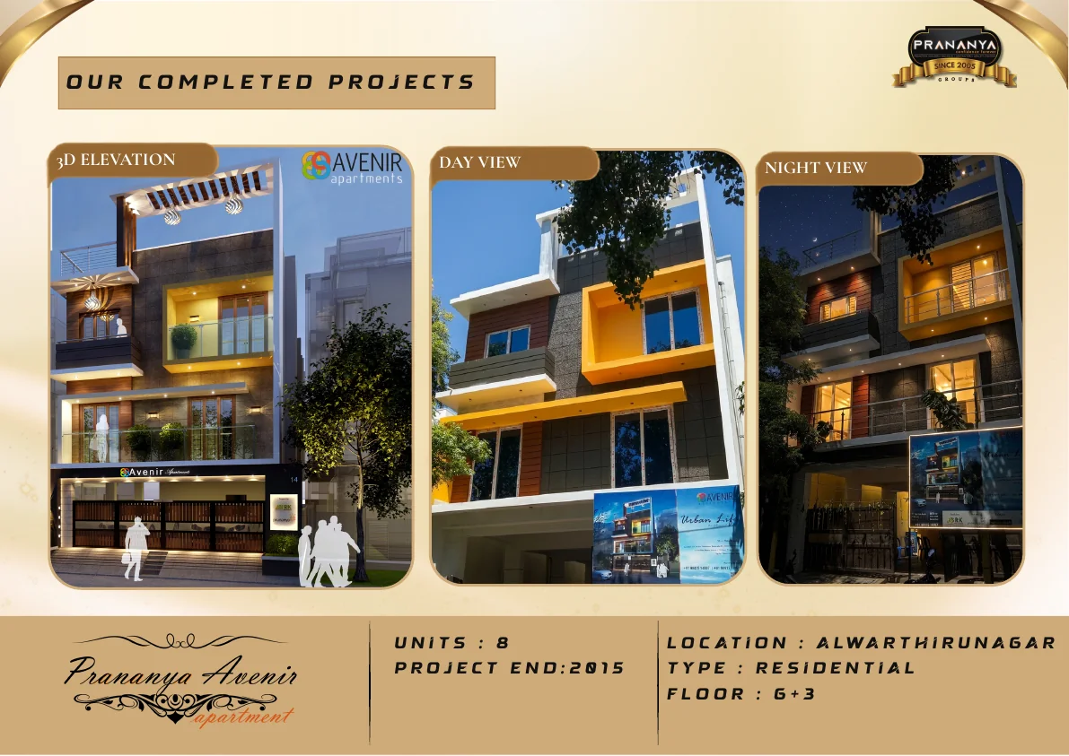 Official portfolio board for Prananya Avenir