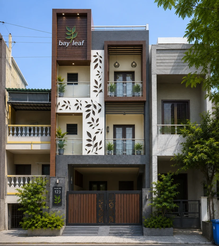 Completed building of Prananya Bay Leaf