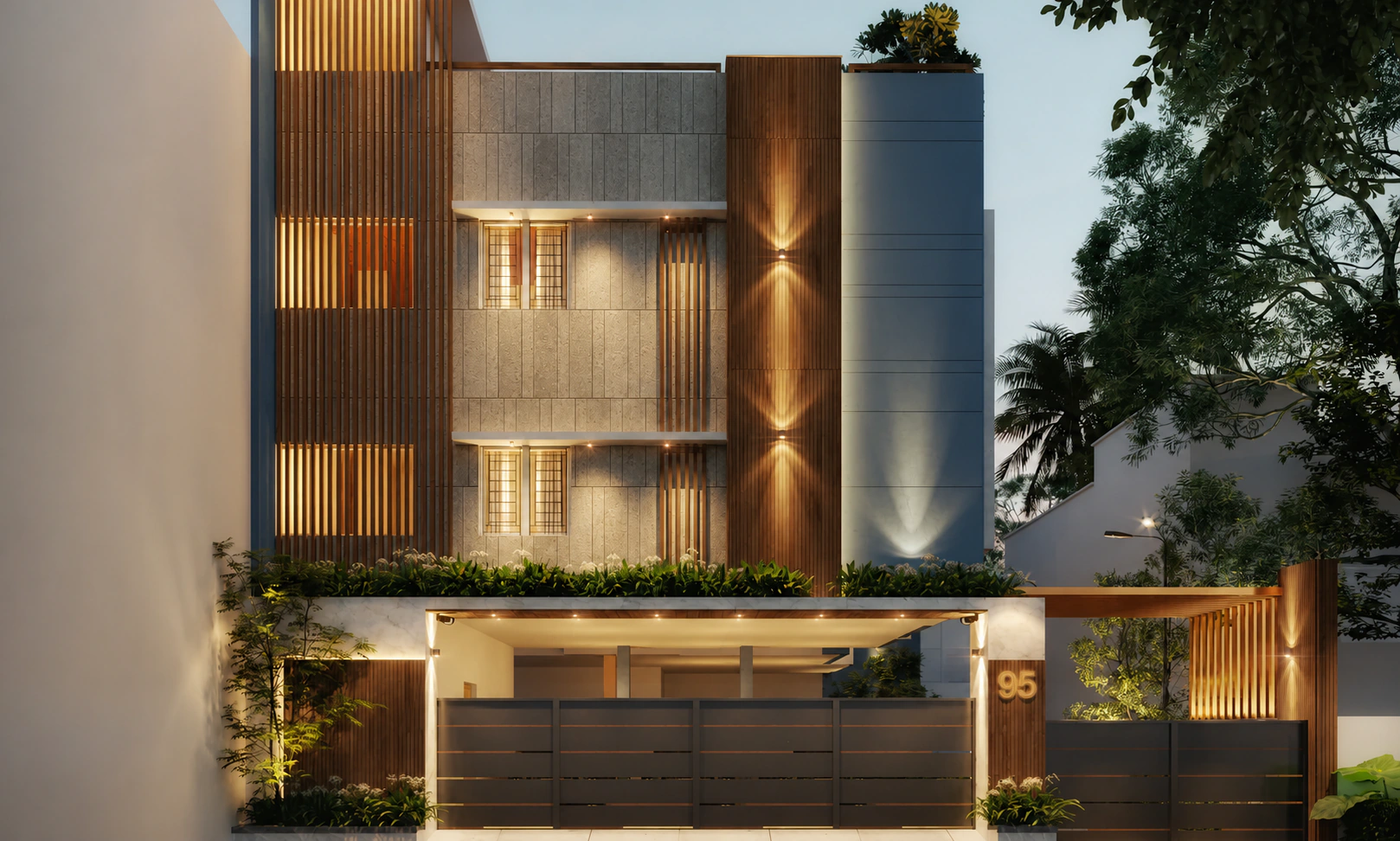 3D elevation for Prananya Amora