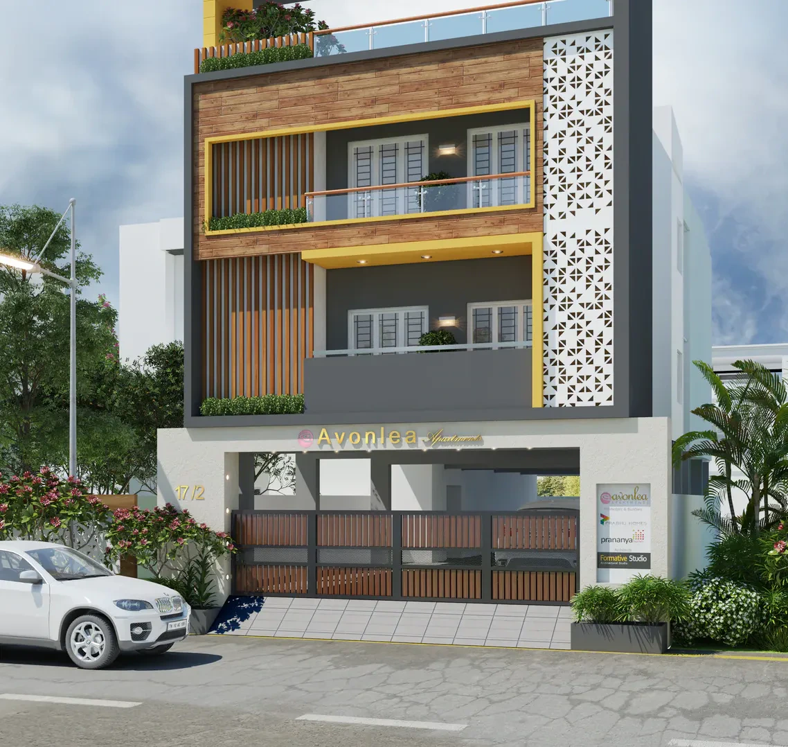 Full project elevation in Pallikaranai