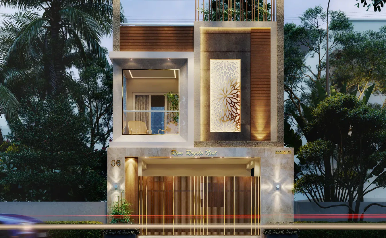 Full project elevation in Kolathur